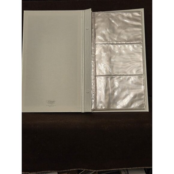 Photo Album Vintage Hallmark Keepsake Embossed Ivory 1984 Made USA 48 Photograph - Picture 8 of 13